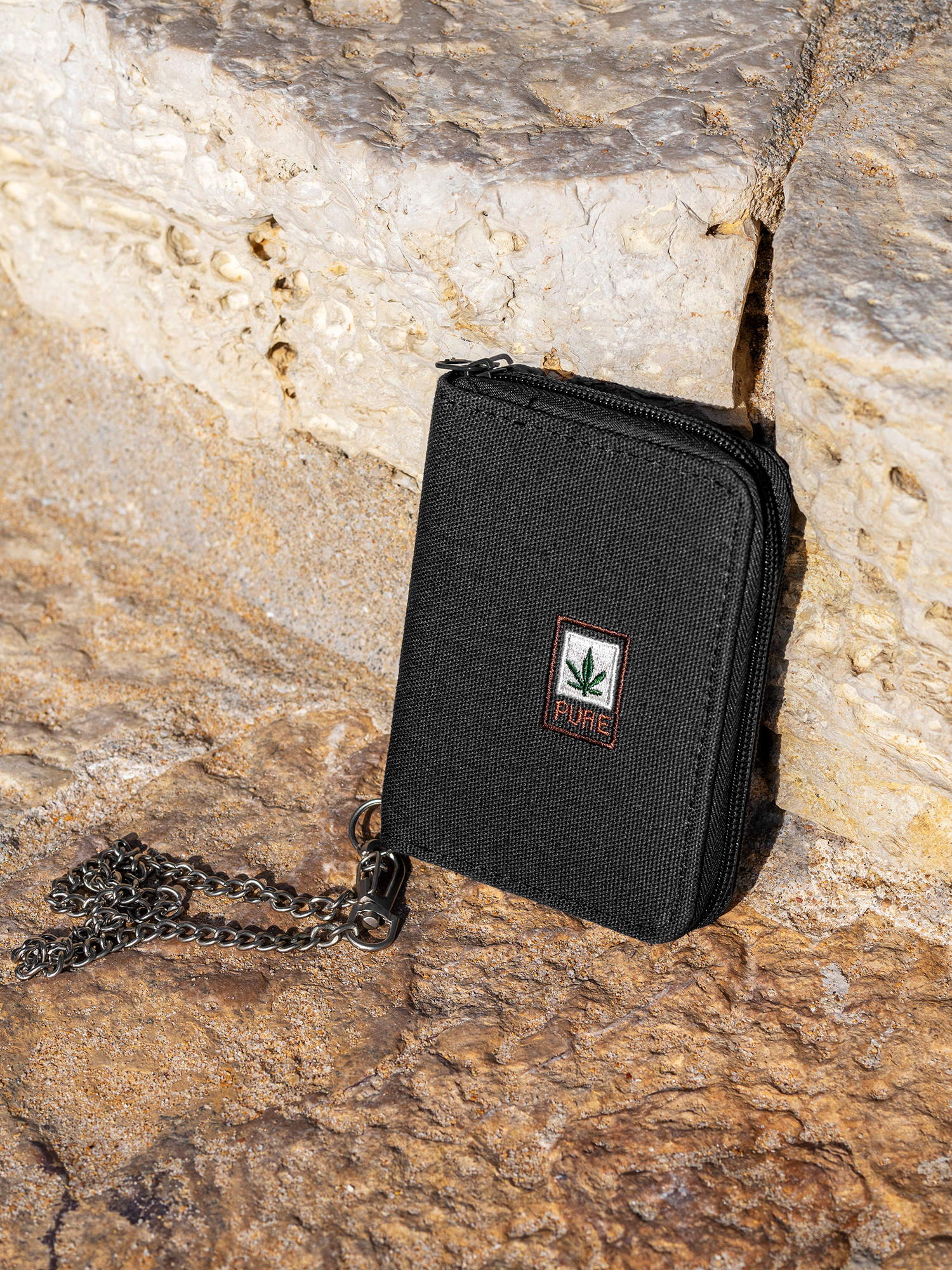 Hf-0023 Hemp Wallet with Chain ♥ 47223 ♥ ♥