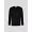 Premium Langarm-Shirt aus Hanf und Bio-Baumwolle: black