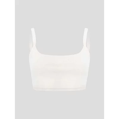 Organic cotton bustier with hemp
