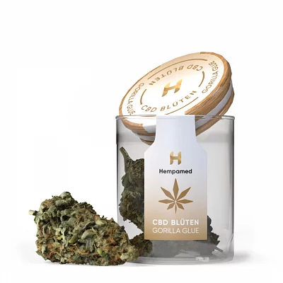 Hempamed Gorilla Glue CBD Blüten (2g)